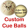 custom cue balls